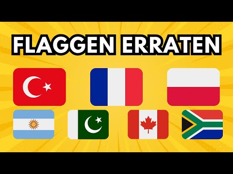 Flaggen Quiz - Errate diese 10 Flaggen!