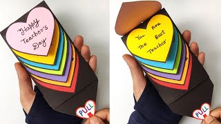 DIY - Happy Teachers Day Special Card  Rainbow Wat