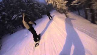 preview picture of video 'Highlights of snowboarding on Ski Bowl Government Camp OR'