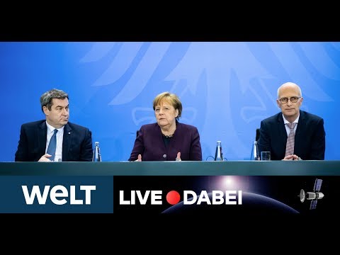 CORONAVIRUS: Tag der Entscheidung - Statement von Kanzlerin Merkel nach Corona-Schaltkonferenz