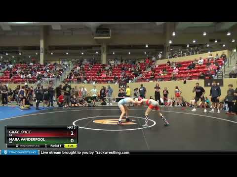 95-100 Lbs Round 1 - Gray Joyce, KS Vs Mara Vanderpool, NE 77fa