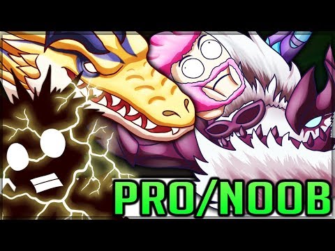 Swarm of Angry Ice Babies - Pro and Noob VS Dauntless! (New Monsters) #dauntless