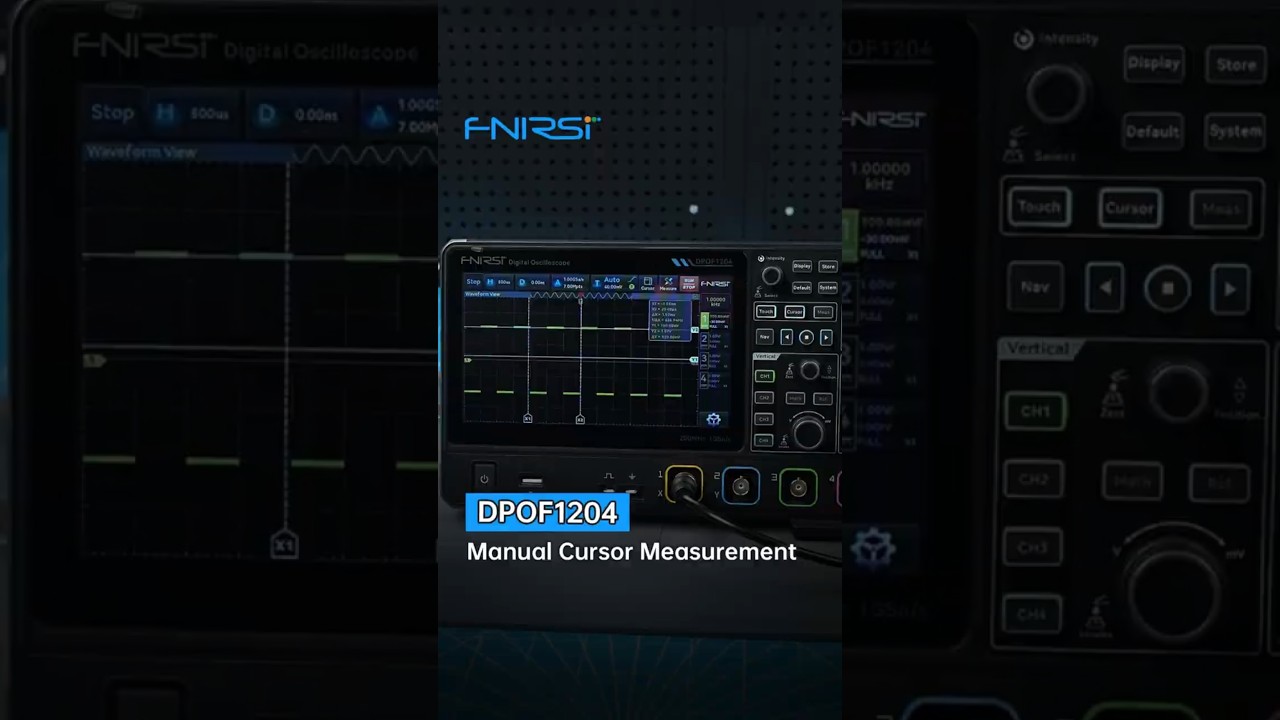 FNIRSI DPOF1204 4CH Scope | How to Measure Square Waves?