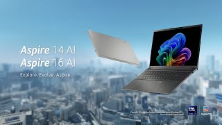 Acer Aspire 14 and 16 AI | Intel Core Ultra Processors