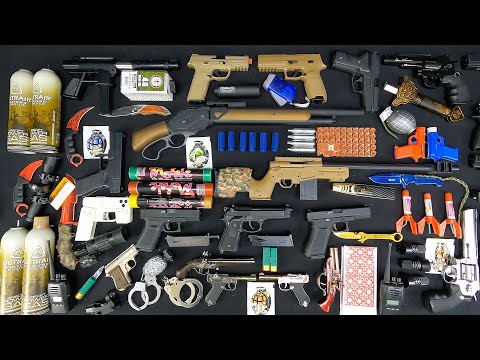 Unboxing INSANE Toy Arsenal! Fire Blasters, Dan Wesson Revolver, Airsoft Guns & Explosive Ammo