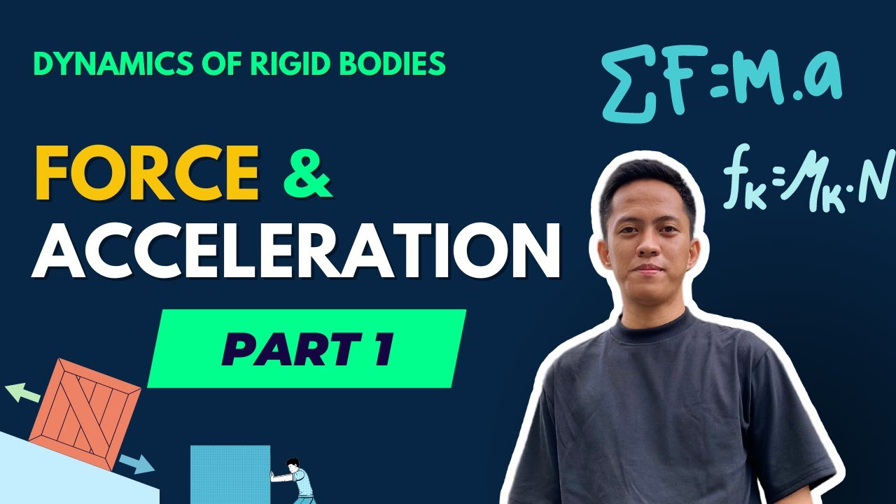 Dynamics of Rigid Bodies - [Kinetics of Particle Force and Acceleration Part 1]