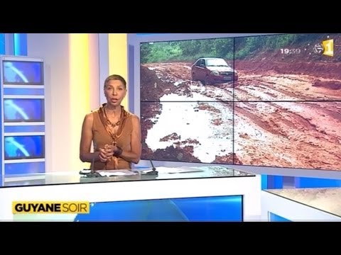 La piste Oiapoque Calçene vers Macapa BR156 saison pluies 2014