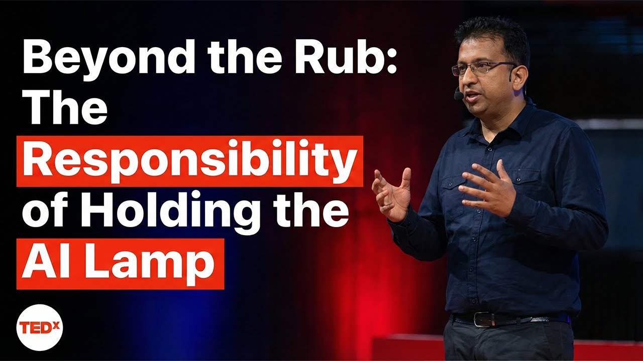 Beyond the Rub: The Responsibility of Holding the AI Lamp | Prof. Deepak Jain | TEDxIITDelhi