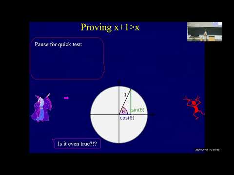 MATH 1090 - 3 09 Proving x+1 is greater than x