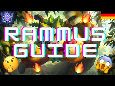 💎 RAMMUS Guide german S14 🔥 Diamant Elo Tank Jungle Tutorial Clear Macro Game Itembuild Tipps 2024 💎