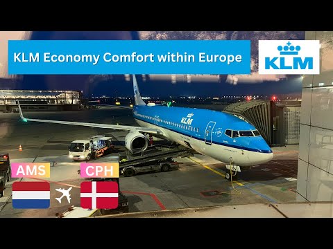 YouTube thumbnail for KLM Boeing 737-800 (winglets) Passenger/BBJ2