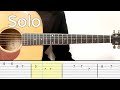 Myles Smith - Solo (Easy Guitar Tutorial Tabs)