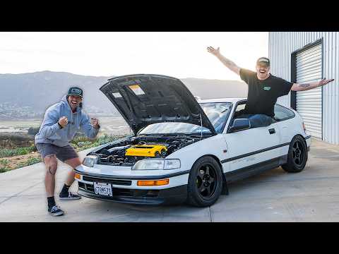 We Built a B18 Swapped CRX & it RIPS! *FIRST DRIVE!!*