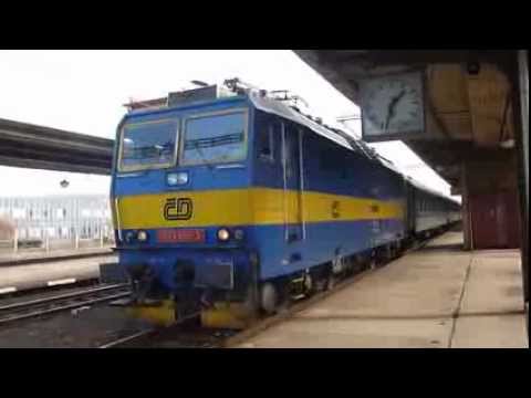 ČD 363.061 - Odjezd vlaku R 610 Karlex - Most, 2.3.2013