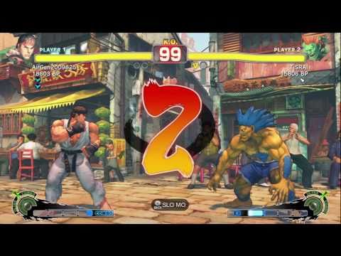 Air [Ryu] vs T SRAI [Blanka] SSF4 Japanese Online Ranked Matches - TRUE-HD Exclusive