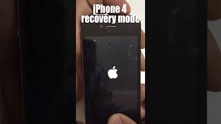 How to put iPhone 4 into recovery mode