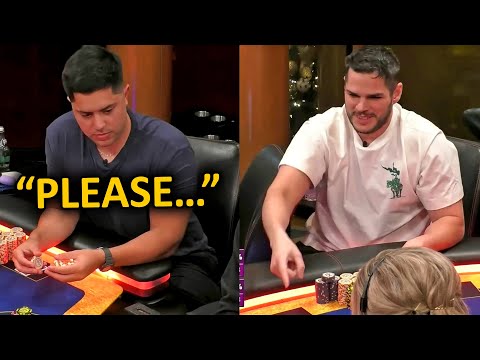 Mariano braucht ein Wunder in dieser 125.000-Dollar-Pokerhand @HustlerCasinoLive