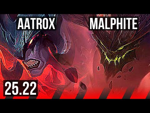 AATROX vs MALPHITE (TOP) | KR Master | 25.22