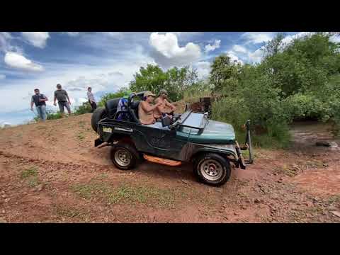 JEEP WILLYS 1964 na trilha do manilhão