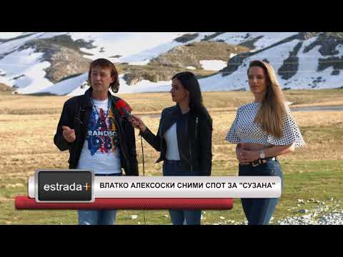 Estradaplus 25.04.2018 - Vlatko Aleksoski snimi spot za "Suzana"
