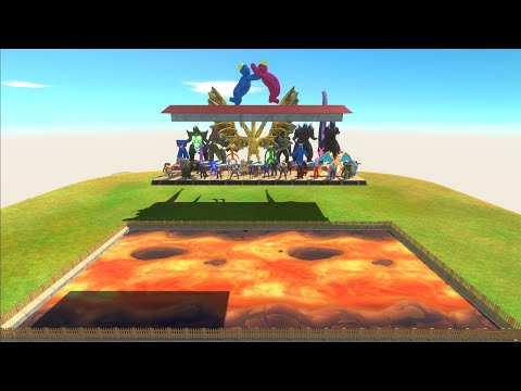 Each Unit Against Itself On A Molten Lava - Animal Revolt Battle Simulator