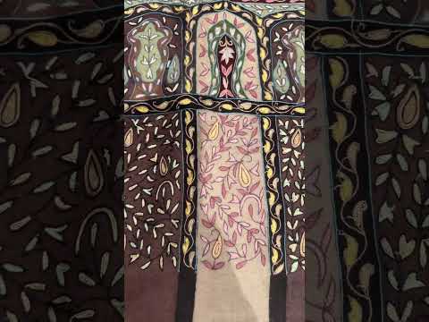Kalamkari Aari Work Pure Pashmina Ladies Shawl