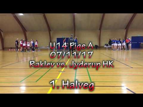 U14 Pige A, 071117, Raklev vs. Jyderup HK 1. Halveg