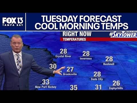Tampa weather | Tuesday morning forecast