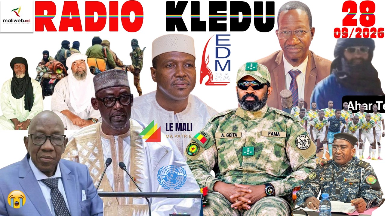 La Revue de Presse de la RADIO KLEDU du 28 Septembre 2026