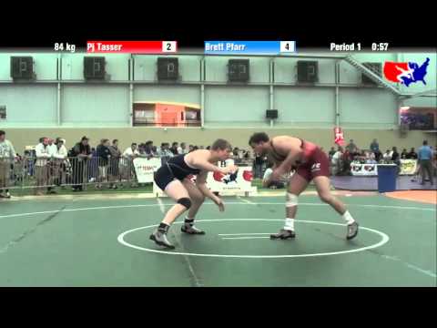 Pj Tasser vs. Brett Pfarr at 2013 ASICS University Nationals - FS