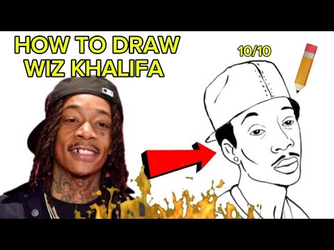 how to draw wiz khalifa