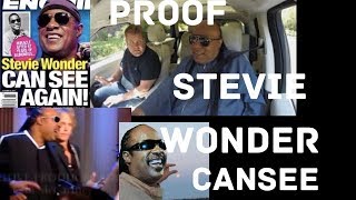 Stevie Wonder Can See... **PROOF**