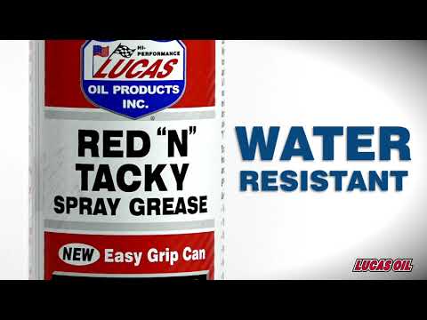 Lucas Red "N" Tacky Spray Grease - It Works!
