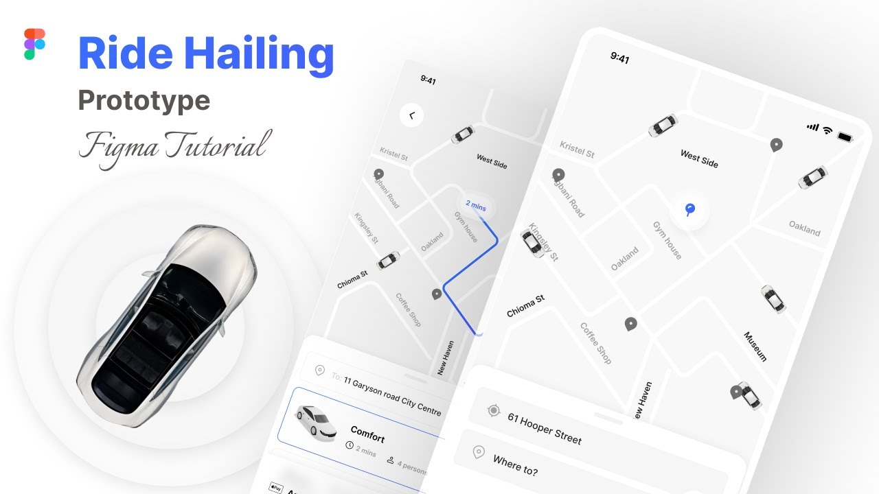 Animate a Moving Car in Figma: Build a Dynamic Ride-Hailing App Like Uber
