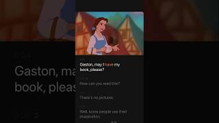 ENGLISH SHADOWING PRACTICE|| listen and repeat 🔁 #english #shadowingenglish #belle #disney