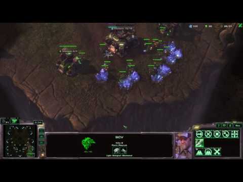 [Byun PoV] TvP on Endion -  FE- 2/1/1 into aggressive midgame  (1080p48fps)