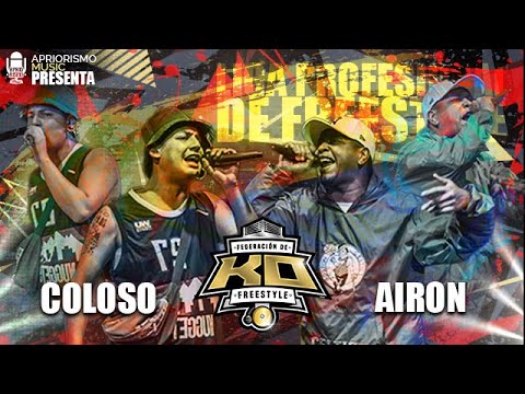 COLOSO vs AIRON Batallota 🔥 K.O FDF jornada 7 🇨🇴 Liga Colombiana de freestyle