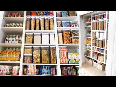 PANTRY ORGANIZATION IDEAS | Clean, Restock, Organize With Me | Organize Your Pantry on a Budget Video
