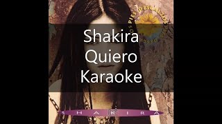 Shakira - Quiero - Karaoke