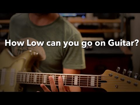 How Low Can You Go On Guitar? - Newtone Axiom Bass VI Strings