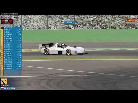 SRS Live Now! RadicalSR3 @ Spa 17:00GMT 2020-01-23