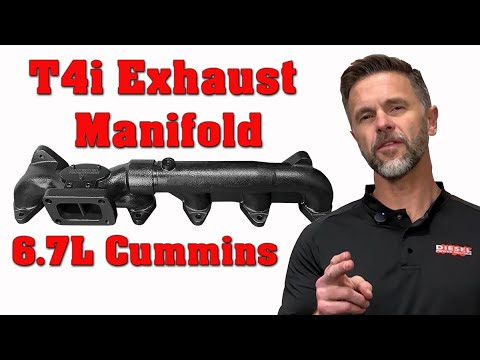 Replacement Exhaust Manifold for 6.7 Cummins 2007.5-2018 | T4i Exhaust Manifold