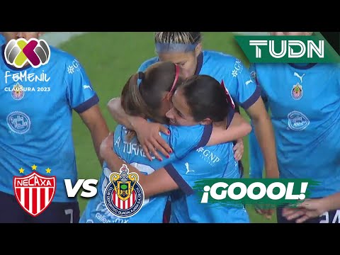 GOAL! A tremendous shot into the corner | Necaxa 1-4 Chivas | Liga MX Femenil - CL2023 J2 | TUDN