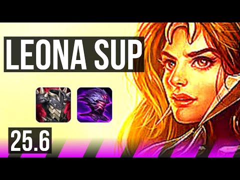 LEONA & Viktor vs LULU & Jinx (SUP) | EUW Master | 25.6