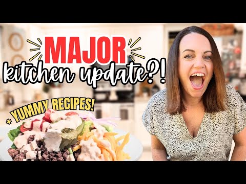 🌷SPRING Dinner Recipes + Kitchen Update News! *So Exciting!*