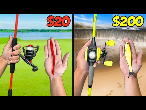 $20 vs $200 Walmart Budget Fishing Challenge!