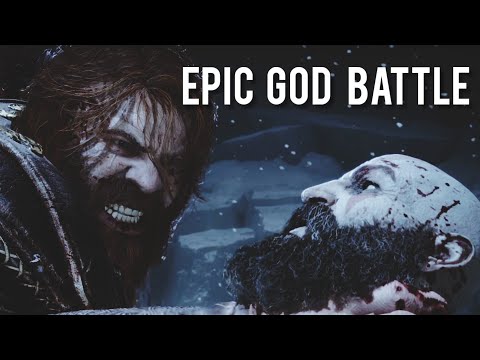 Kratos Fights The God Of Thunder Thor - God of War Ragnarok