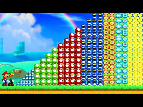 Can Mario collect 999 Power-Ups? Mario Maker 2 Endless Mode