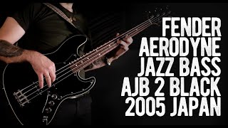 Video thumbnail for Fender Aerodyne Jazz Bass AJB 2 Black 2005 Japan by Loud Lemon Demo