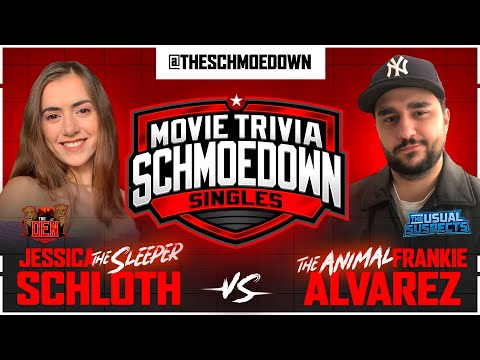 Jessica Schloth vs Frankie Alvarez - Movie Trivia Schmoedown